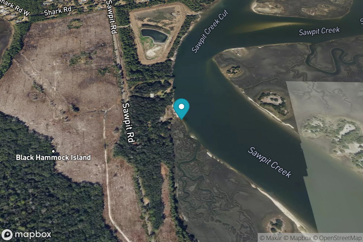 Sawpit Creek, 1 mi. above entrance