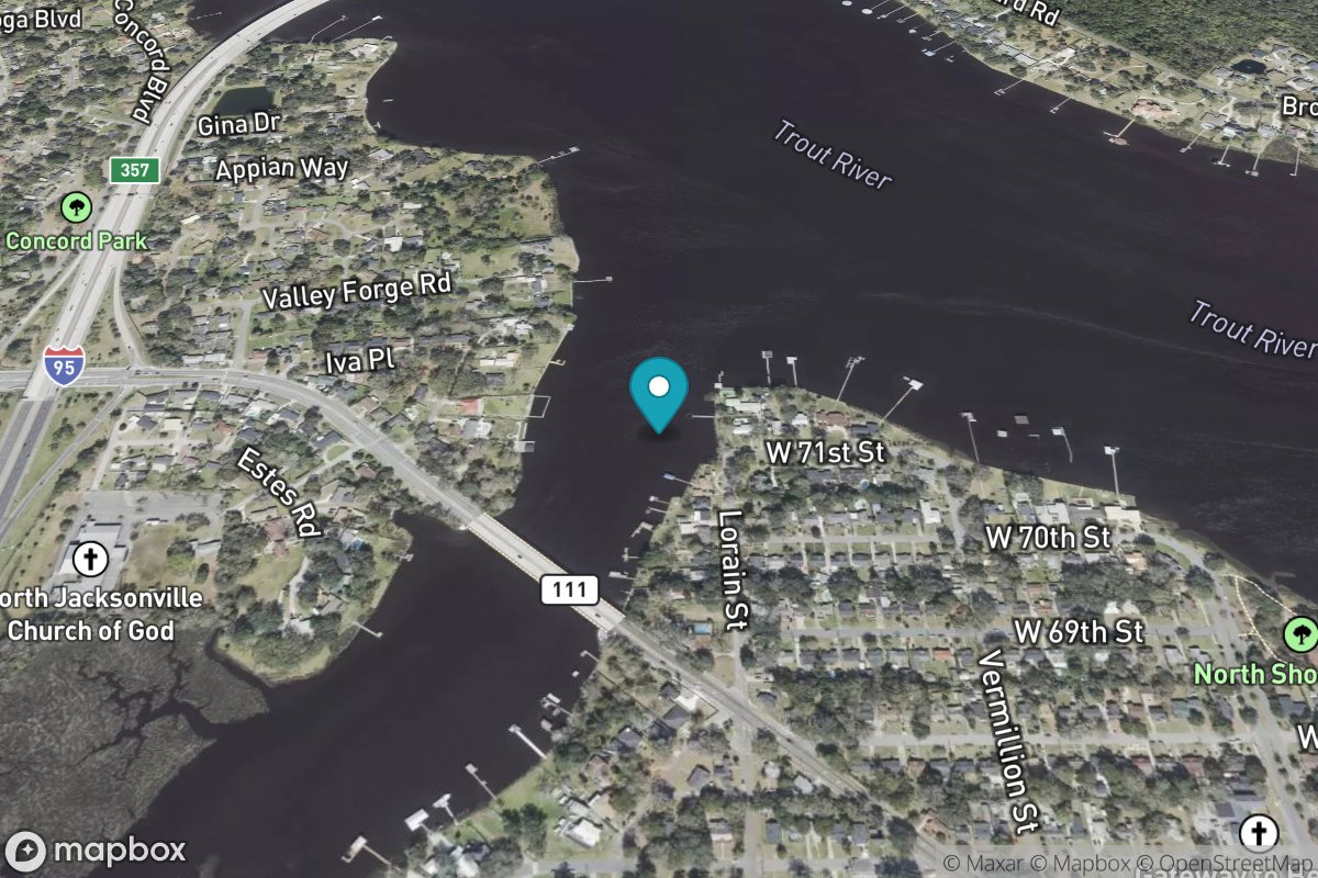 Moncrief Creek entrance