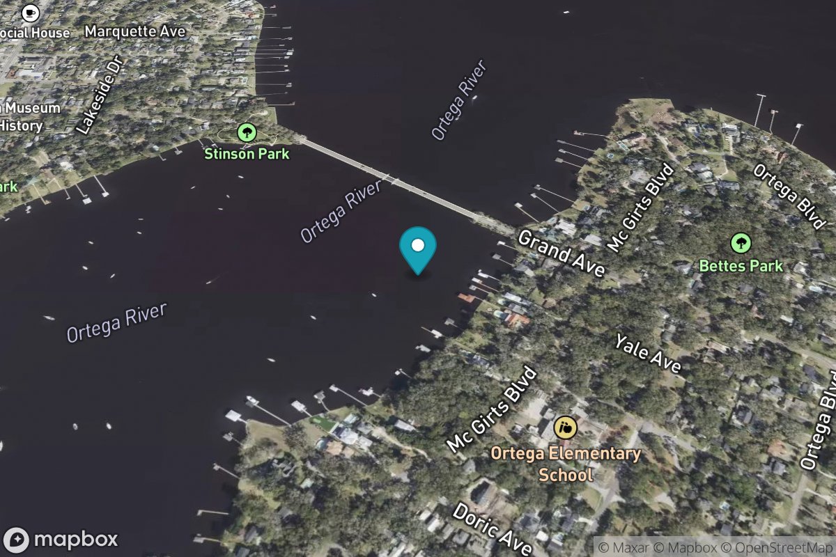 Ortega River entrance