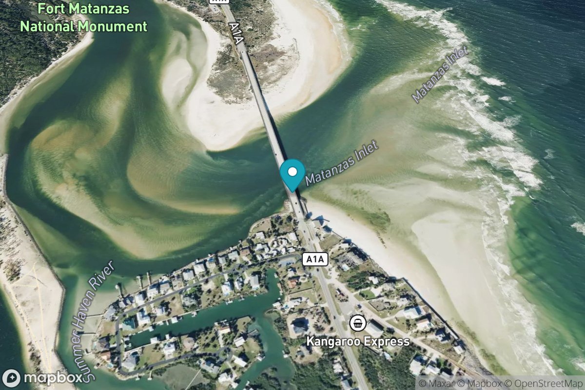 Matanzas Inlet, State Road A1A Bridge