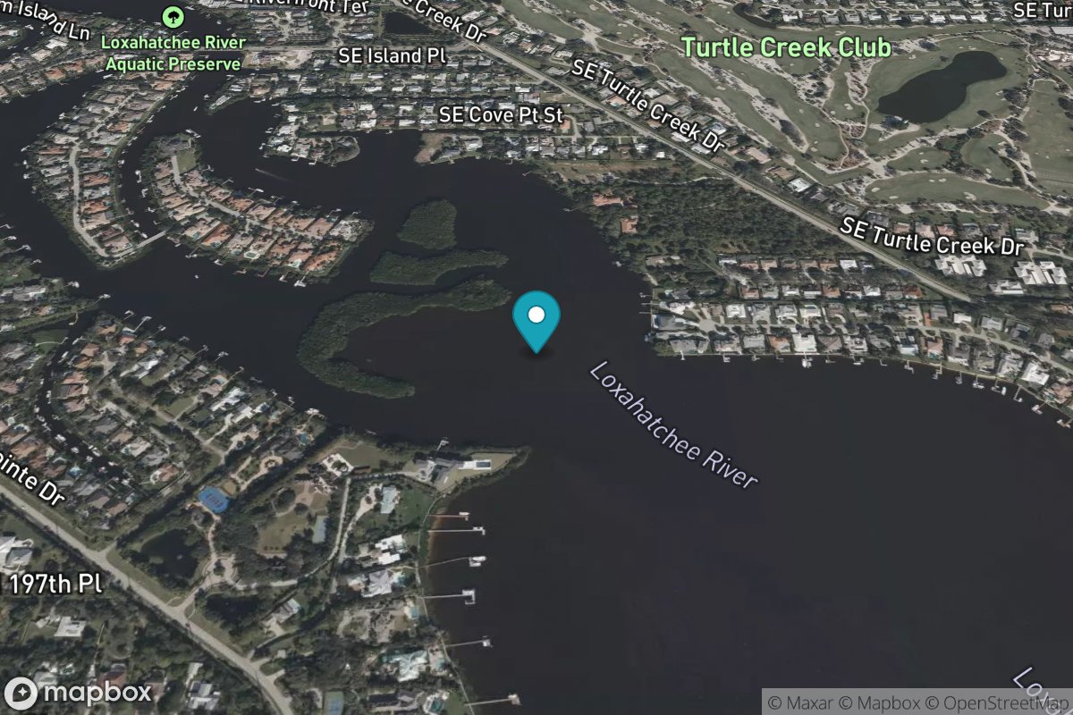 3 miles above A1A highway bridge