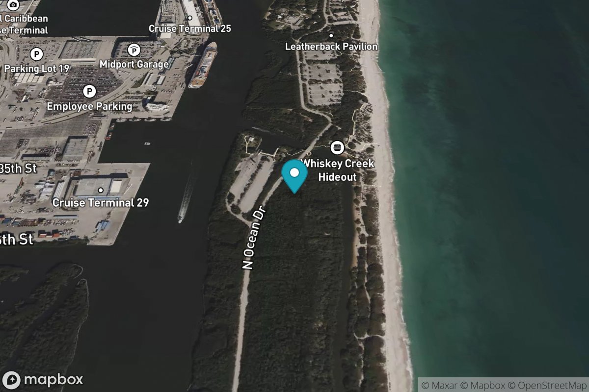 Whiskey Creek, north end