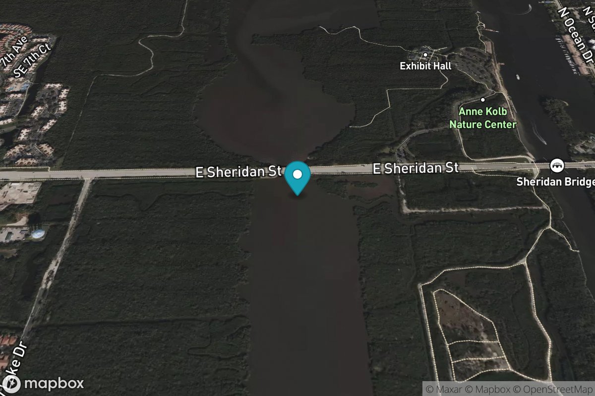 Hollywood Beach, West Lake, south end