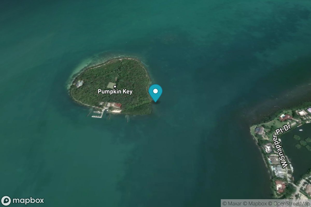 Pumpkin Key, south end, Card Sound