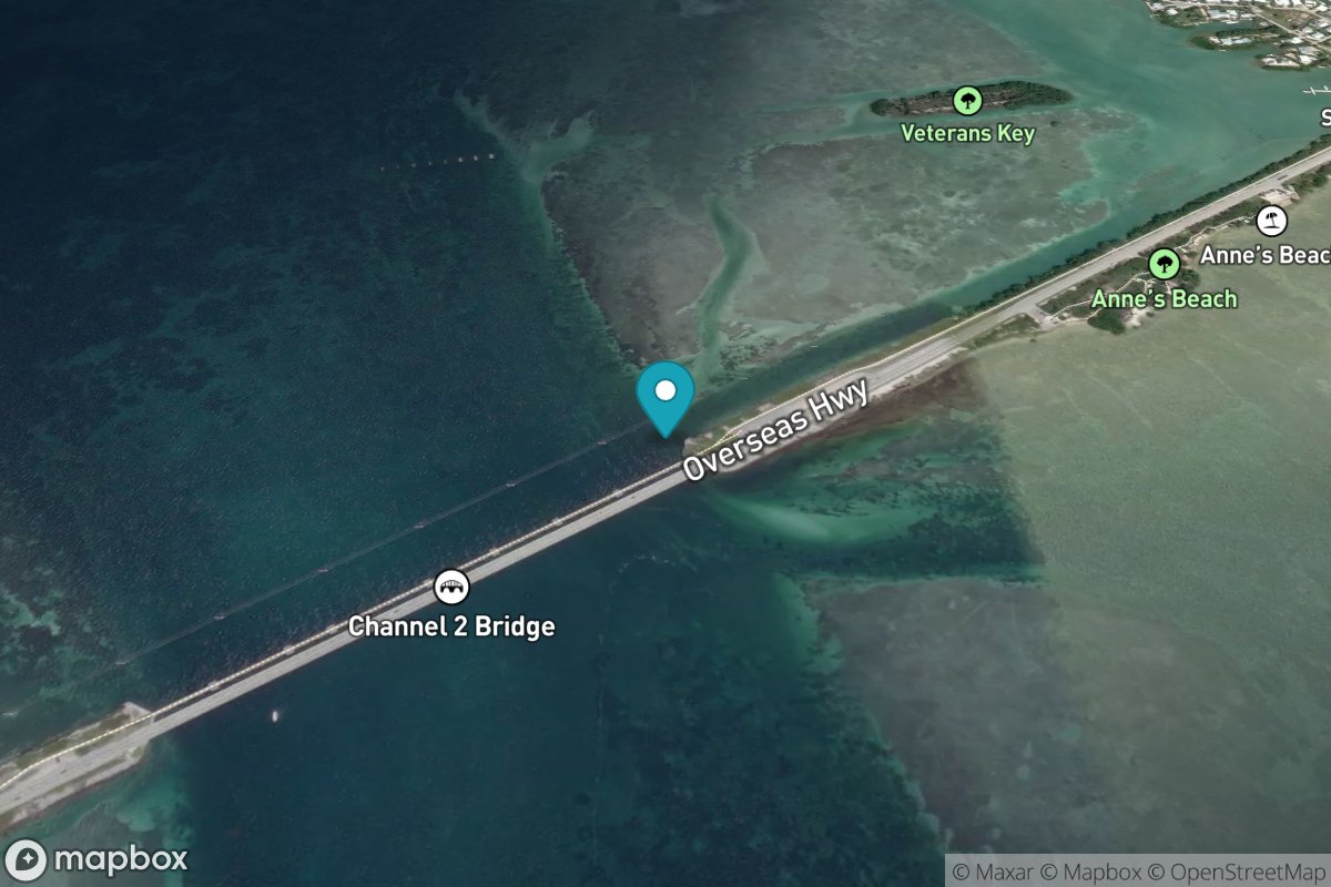 Channel Two, east, Lower Matecumbe Key, Fla. Bay