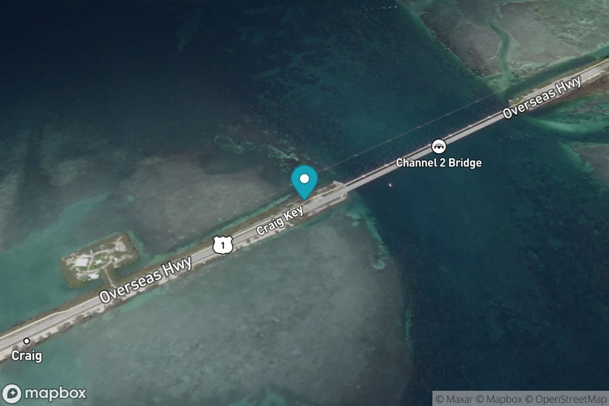 Channel Two, west side, Hawk Channel