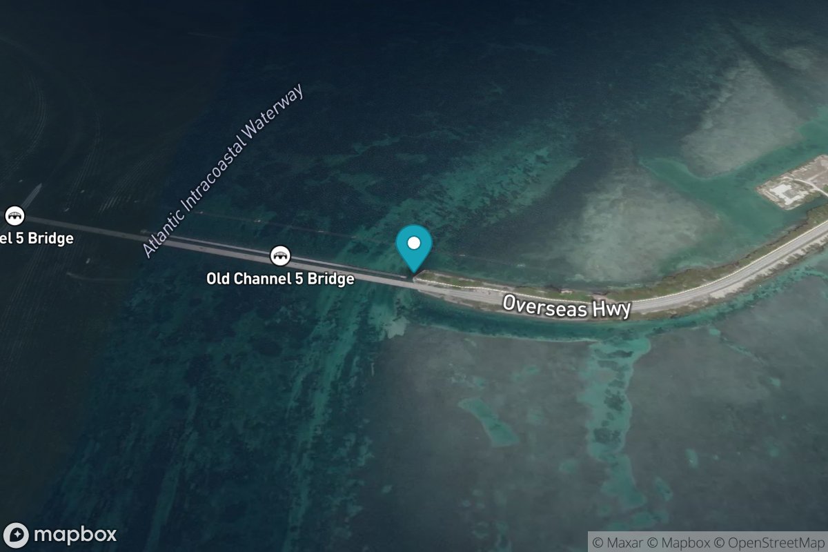 Channel Five, east side, Hawk Channel