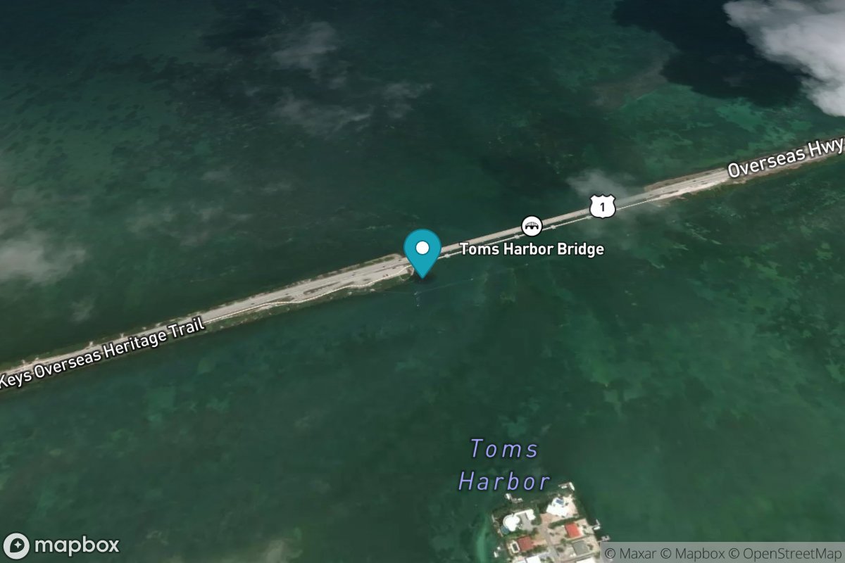 Toms Harbor Channel, Hwy. 1 bridge