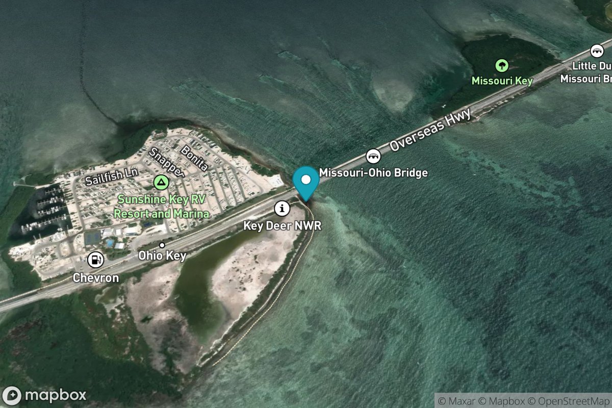 Missouri Key-Ohio Key Channel, west side