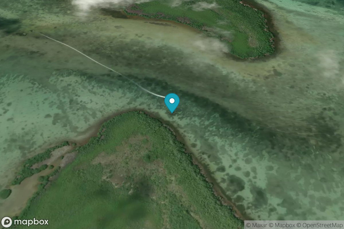 Water Keys, south end, Harbor Channel