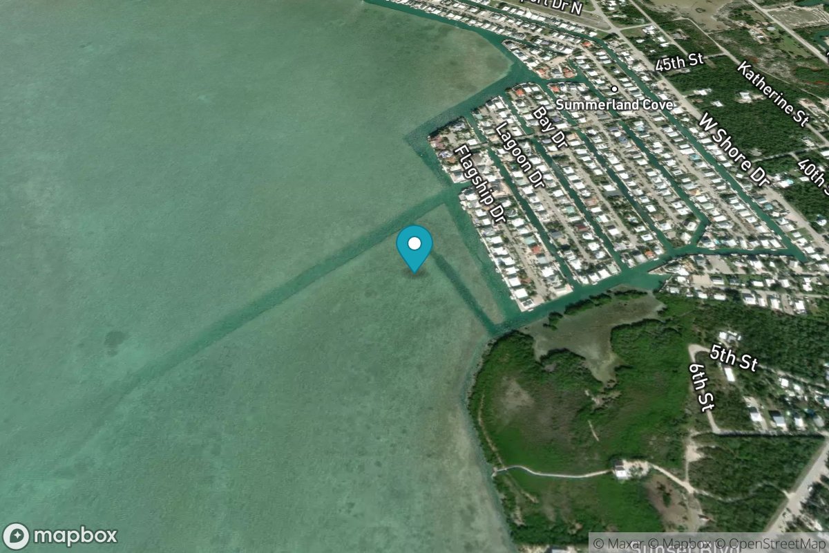 Summerland Key, southwest side, Kemp Channel