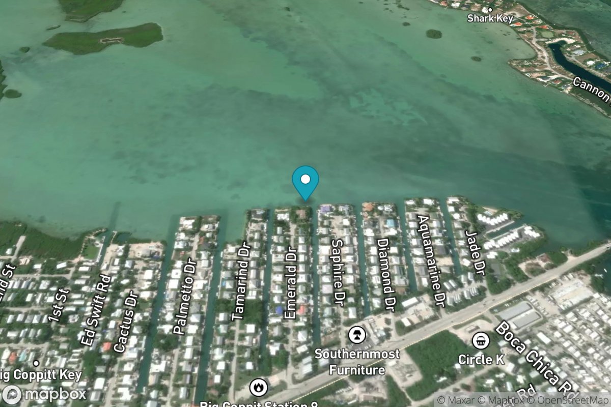 Big Coppitt Key, northeast side, Waltz Key Basin