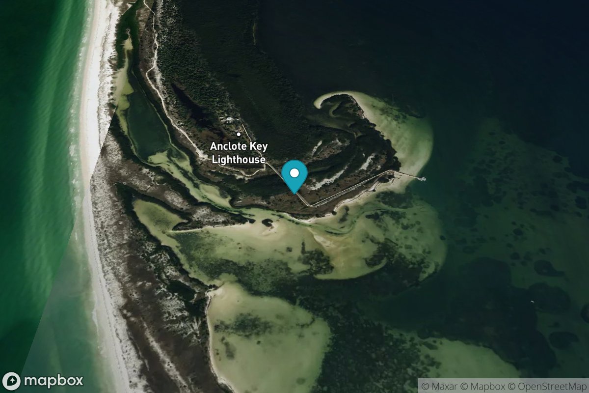 Anclote Key, southern end
