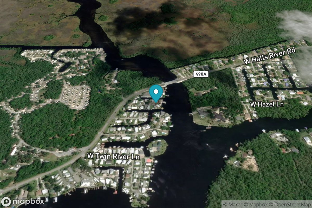 Halls River bridge, Homosassa River