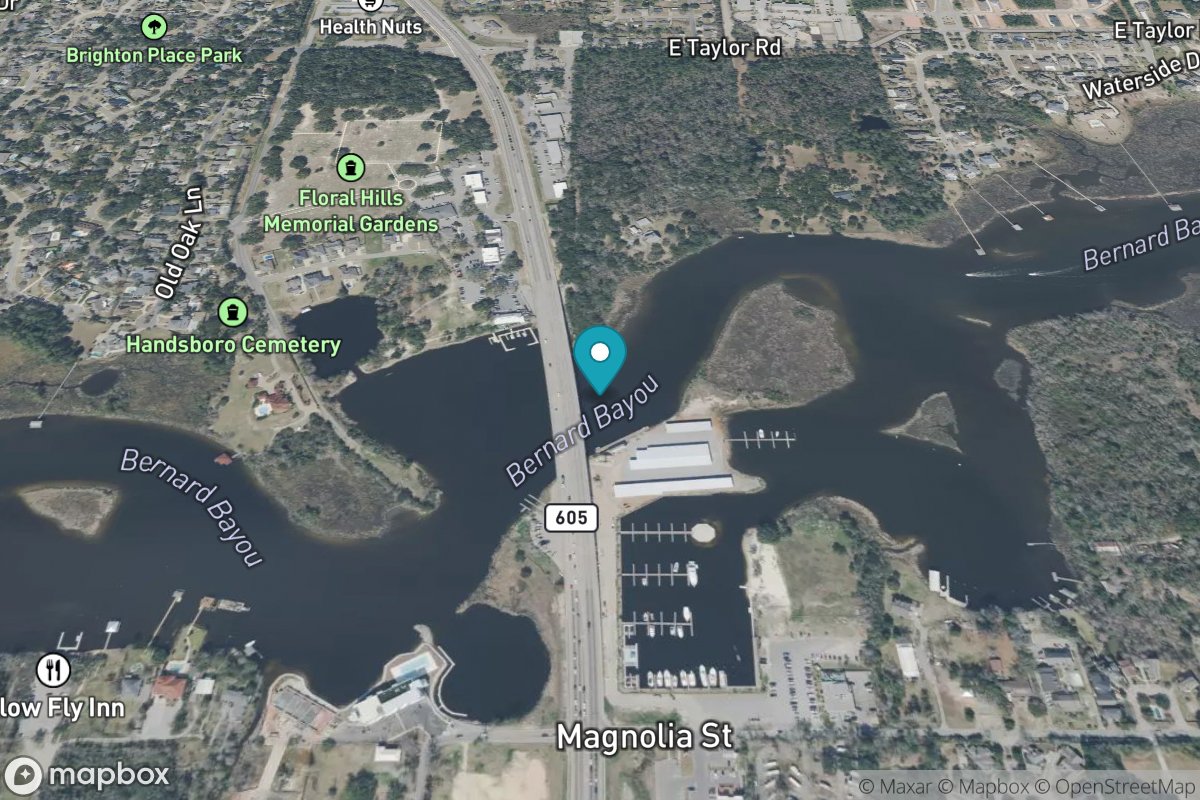 Handsboro Bridge, Bernard Bayou