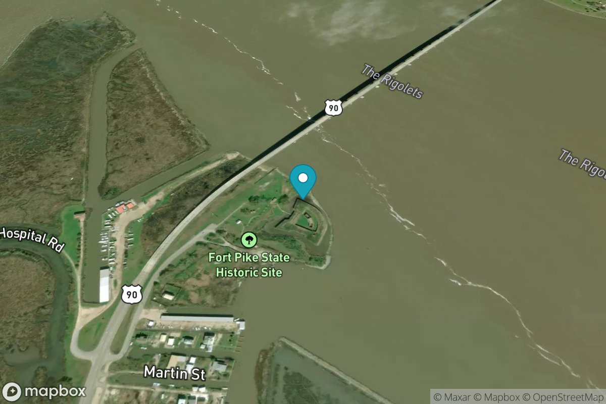 The Rigolets, U.S. Highway 90