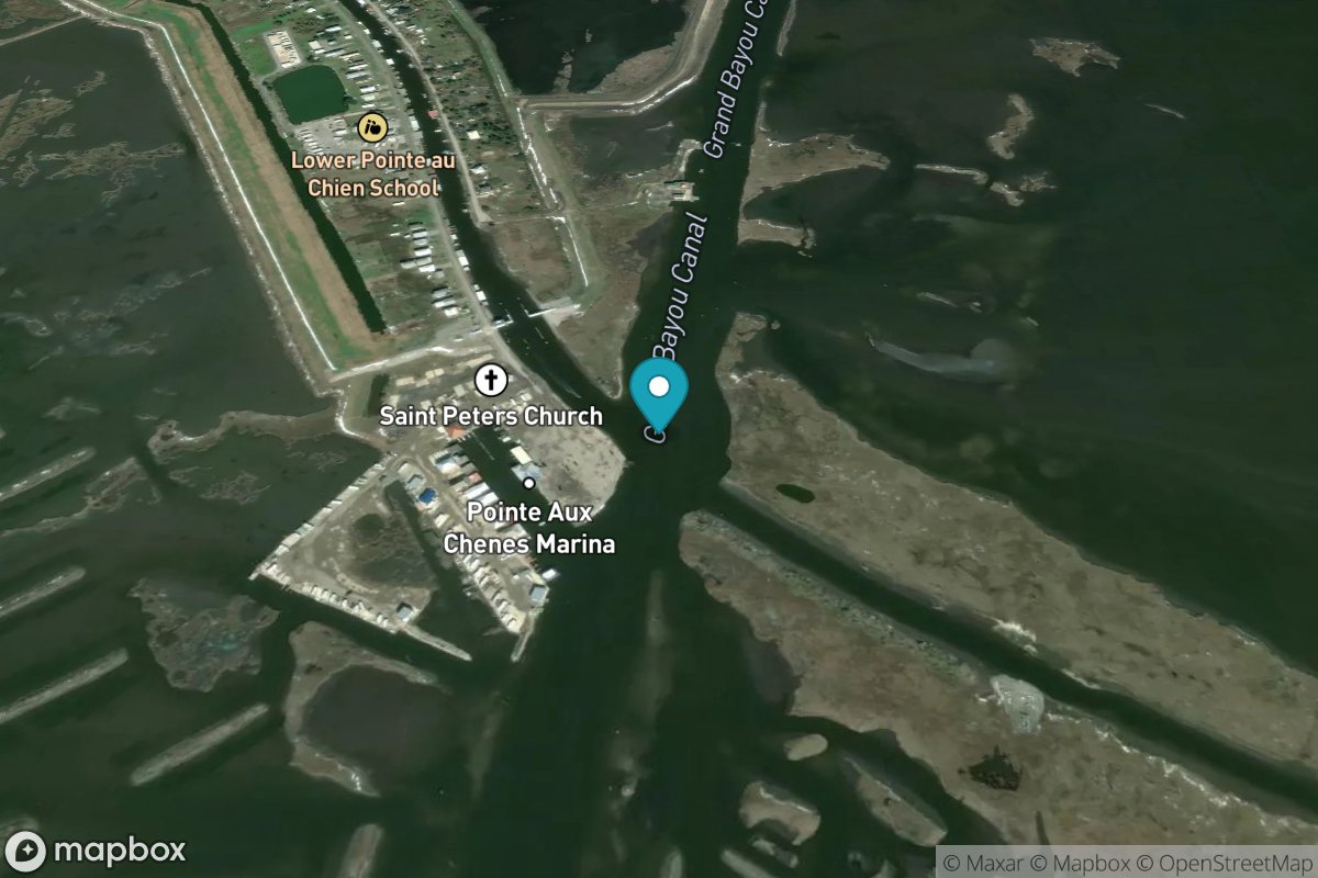 Pointe Au Chien, Cut Off Canal