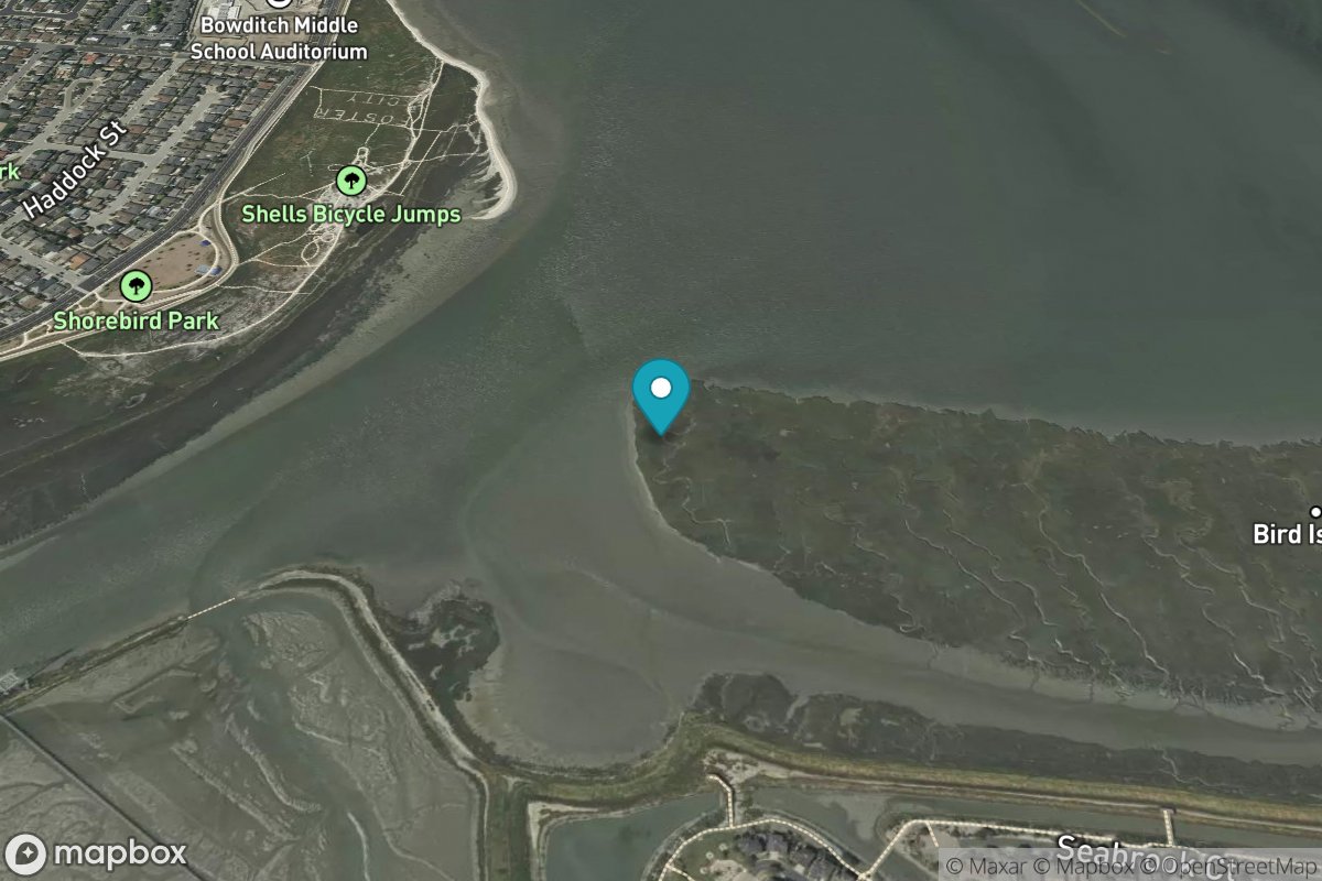 Bay Slough, west end