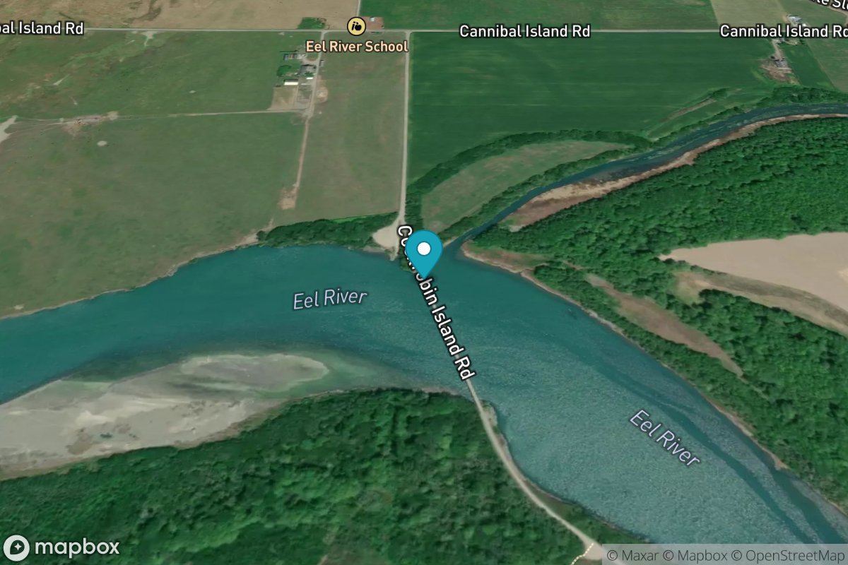 Cockrobin Island Bridge, Eel River