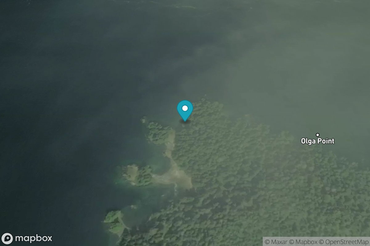 Olga Point, Olga Strait