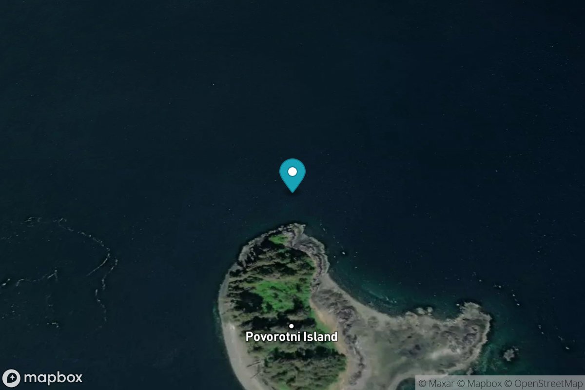 Povorotni Island, Pogibshi Point