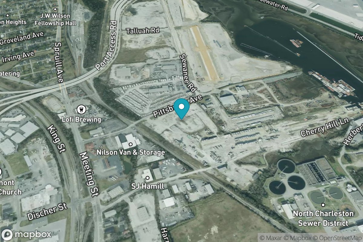 Shipyard Creek, 0.8 mile above entrance.