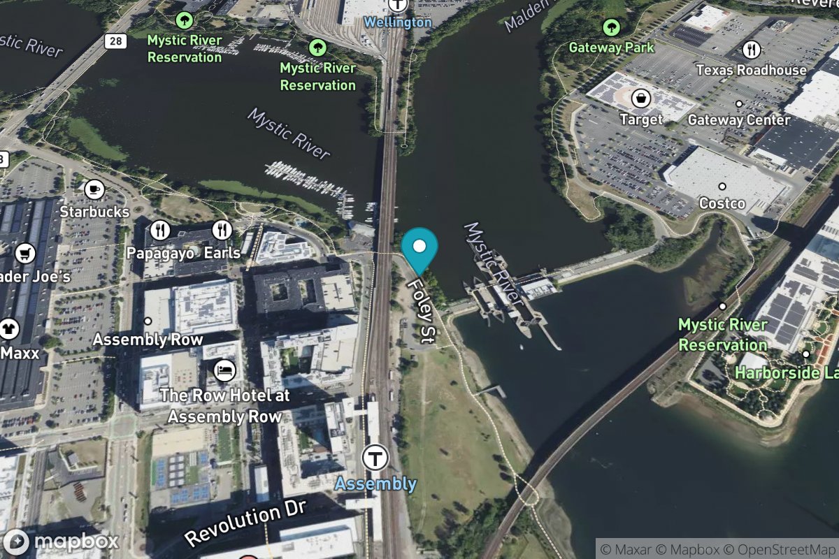 Amelia Earhart Dam, Mystic River