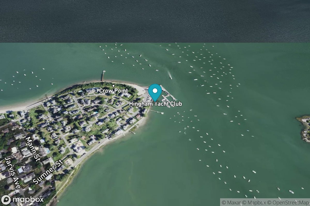 Crow Point, Hingham Harbor entrance