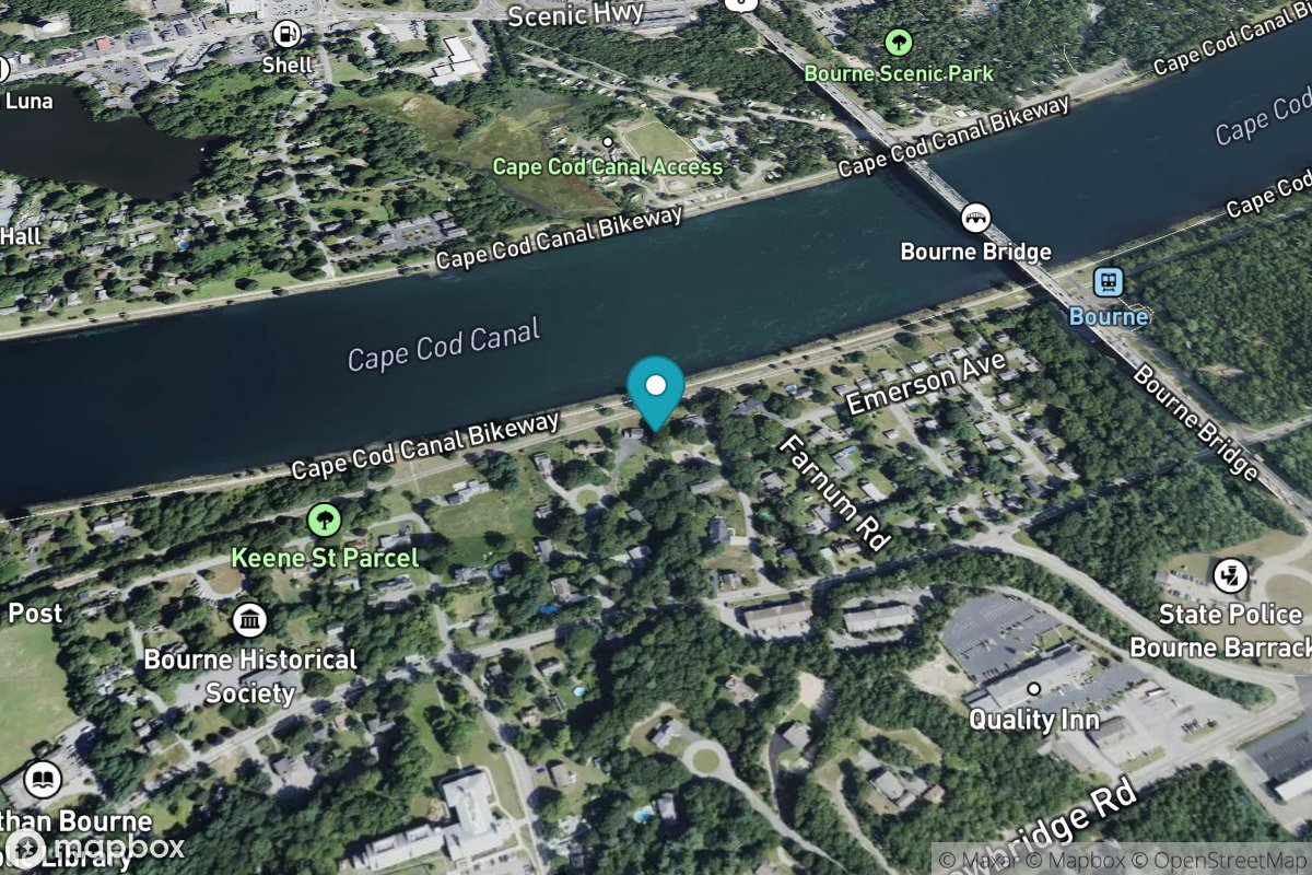 Cape Cod Canal, Bourne Bridge