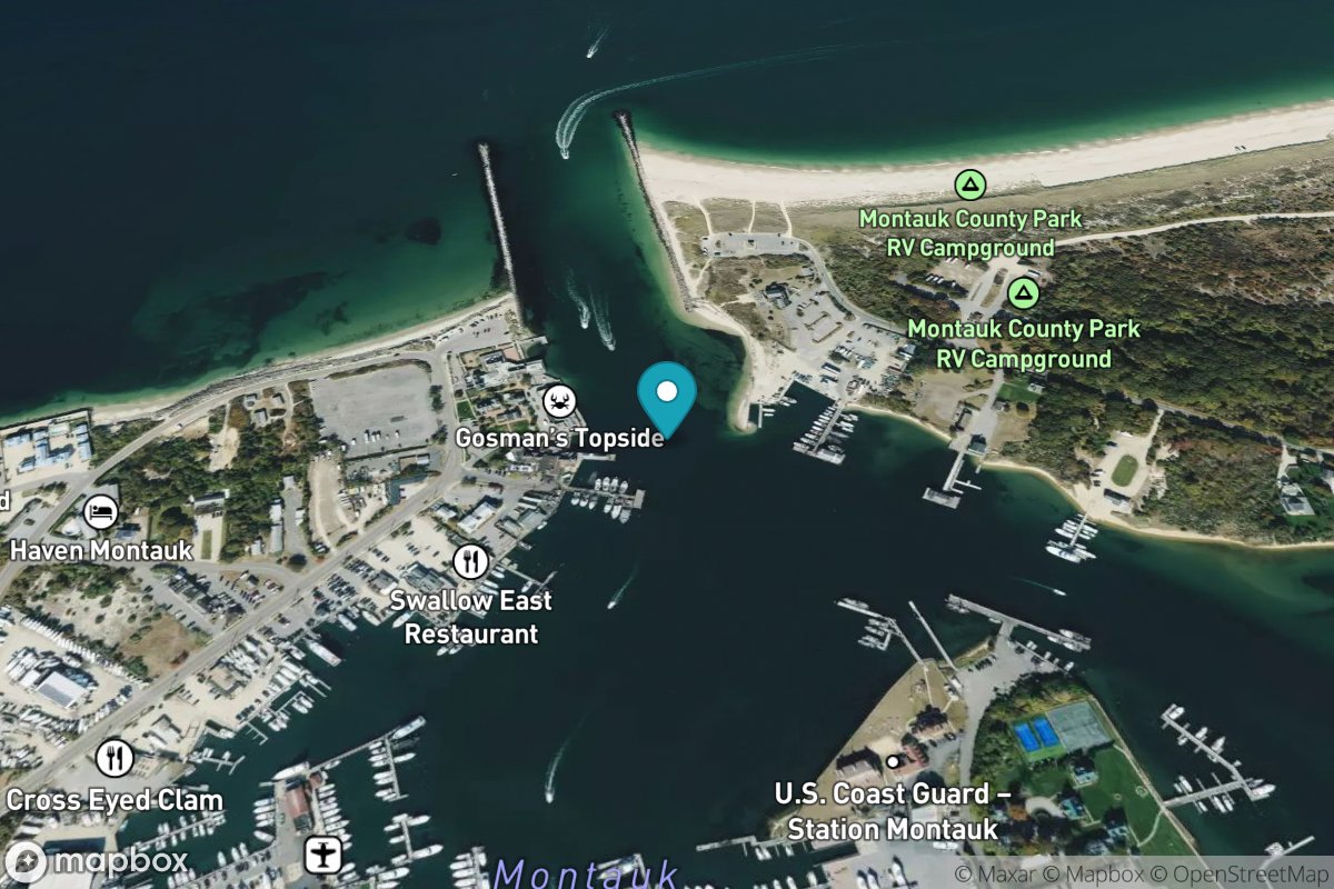 Montauk Harbor entrance