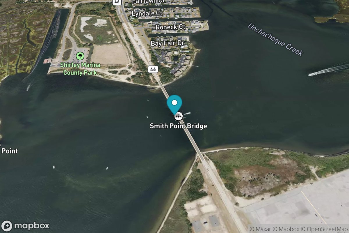 Smith Point Bridge, Narrow Bay